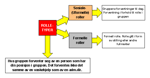 Sosiale roller (Uformelle- og formelle roller)